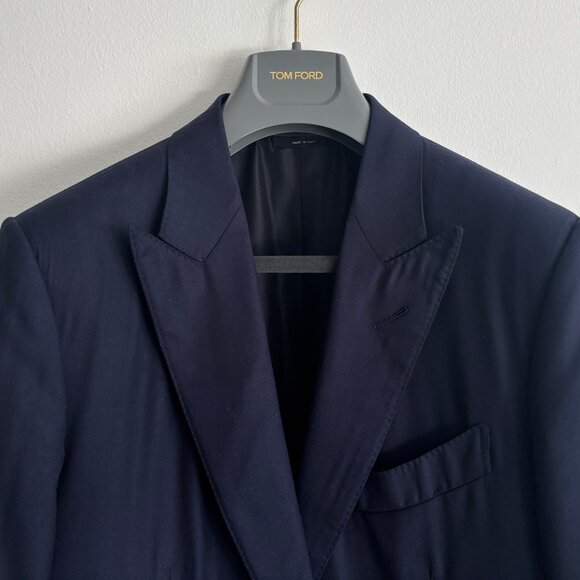 Tom Ford Peak Lapel O Connor Navy Sport Coat/ Blazer, Surgeon's Cuffs - 38 - Picture 2 of 15